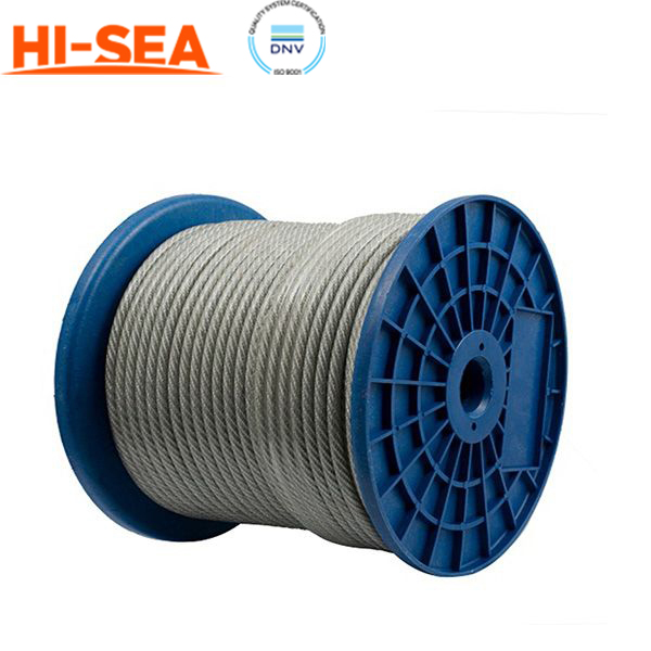 8×41WS Bright Round Strand Steel Wire Rope for Crane